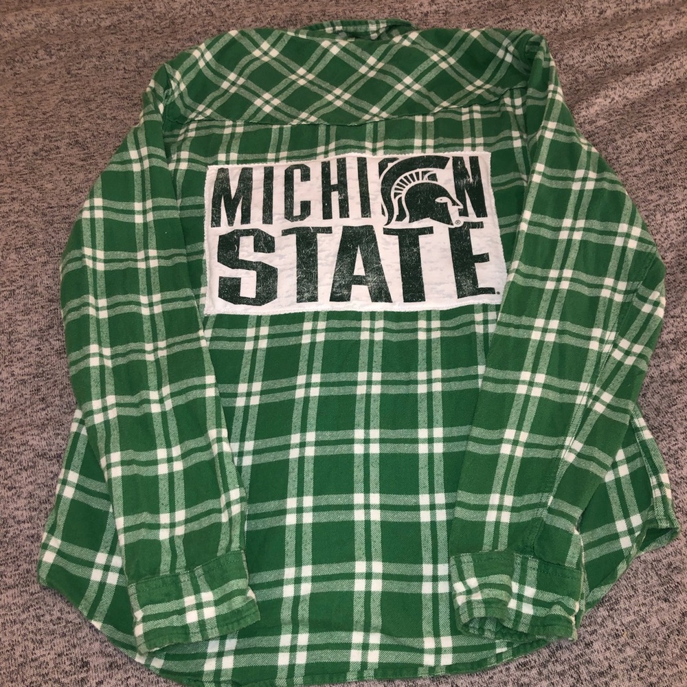 Michigan State flannel